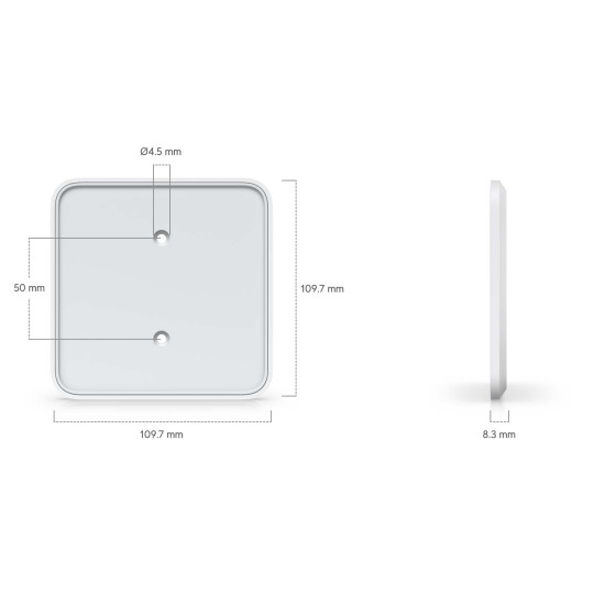 Suport magnetic de perete Floating Mount pentru UniFi Express 7 Ubiquiti, UACC-FM-16cm