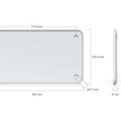 Suport magnetic de perete Floating Mount pentru Cloud Gateway Fiber și Gateway Fiber UniFi Ubiquiti, UACC-FM-23cm