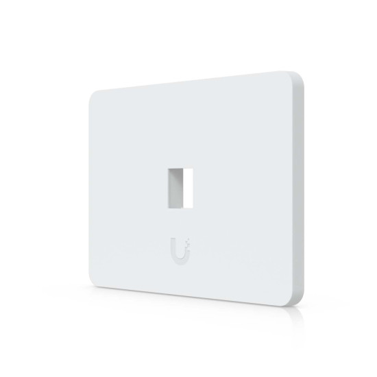 Placă de perete Keystone universală vopsibilă 1 Port UniFi Ubiquiti, Pachet 4 buc., UACC-WP-Keystone-H-1P