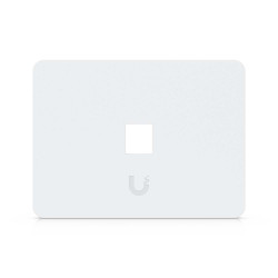 Placă de perete Keystone universală vopsibilă 1 Port UniFi Ubiquiti, Pachet 4 buc., UACC-WP-Keystone-H-1P