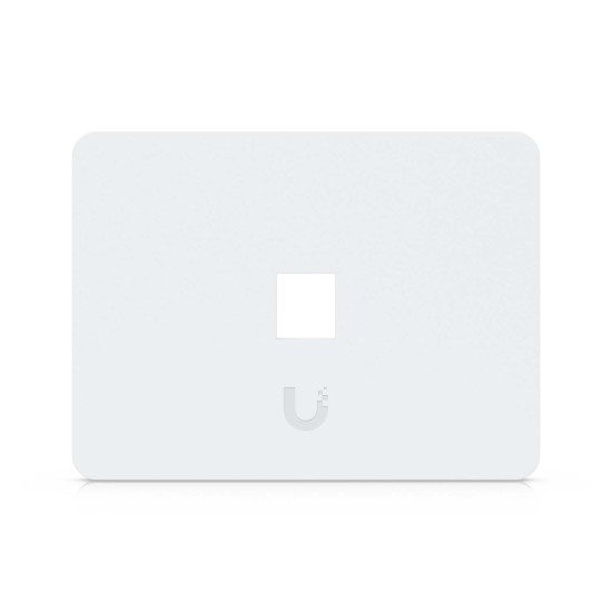 Placă de perete Keystone universală vopsibilă 1 Port UniFi Ubiquiti, Pachet 4 buc., UACC-WP-Keystone-H-1P