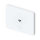 Placă de perete Keystone universală vopsibilă 1 Port UniFi Ubiquiti, Pachet 4 buc., UACC-WP-Keystone-H-1P