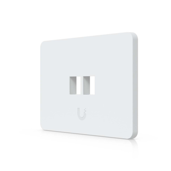 Placă de perete Keystone universală vopsibilă 2 Porturi UniFi Ubiquiti, Pachet 4 buc., UACC-WP-Keystone-H-2P