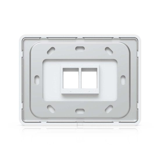 Placă de perete Keystone universală vopsibilă 2 Porturi UniFi Ubiquiti, Pachet 4 buc., UACC-WP-Keystone-H-2P