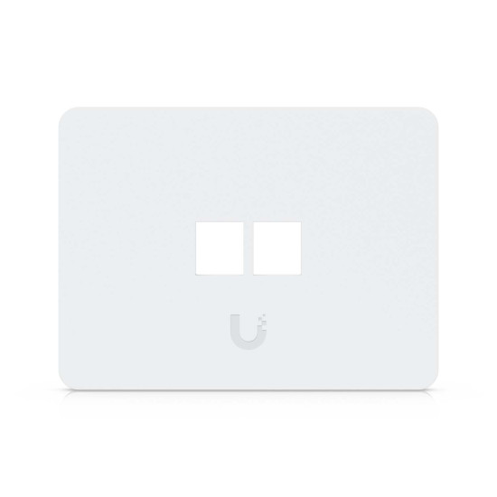 Placă de perete Keystone universală vopsibilă 2 Porturi UniFi Ubiquiti, Pachet 4 buc., UACC-WP-Keystone-H-2P