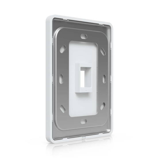 Placă de perete Keystone universală vopsibilă 1 Port UniFi Ubiquiti, Pachet 4 buc., UACC-WP-Keystone-V-1P
