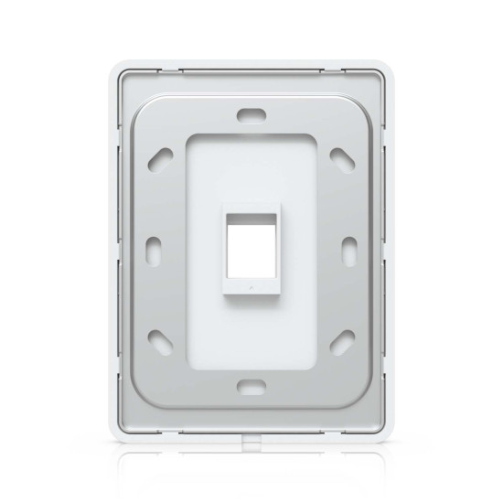 Placă de perete Keystone universală vopsibilă 1 Port UniFi Ubiquiti, Pachet 4 buc., UACC-WP-Keystone-V-1P