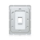 Placă de perete Keystone universală vopsibilă 1 Port UniFi Ubiquiti, Pachet 4 buc., UACC-WP-Keystone-V-1P