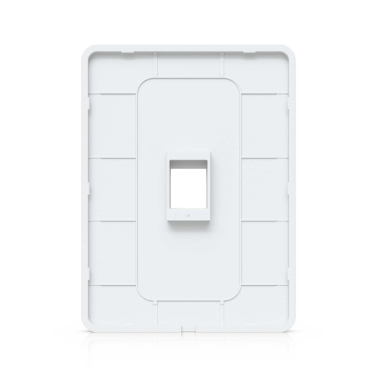 Placă de perete Keystone universală vopsibilă 1 Port UniFi Ubiquiti, Pachet 4 buc., UACC-WP-Keystone-V-1P
