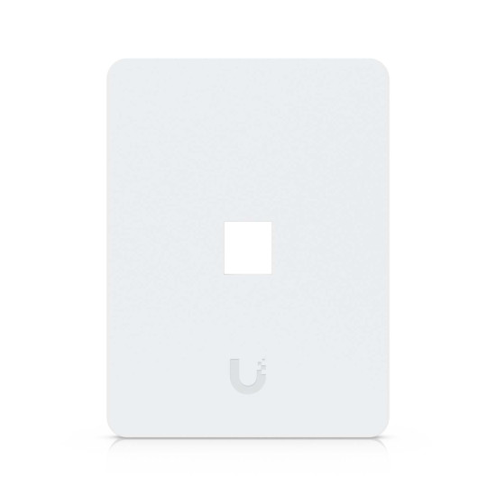 Placă de perete Keystone universală vopsibilă 1 Port UniFi Ubiquiti, Pachet 4 buc., UACC-WP-Keystone-V-1P