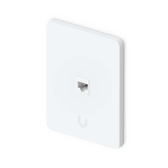 Placă de perete Keystone universală vopsibilă 1 Port UniFi Ubiquiti, Pachet 4 buc., UACC-WP-Keystone-V-1P