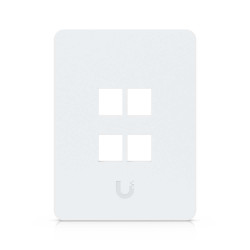 Placă de perete Keystone universală vopsibilă 4 Porturi UniFi Ubiquiti, Pachet 4 buc., UACC-WP-Keystone-V-4P