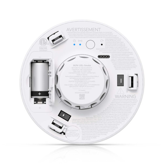 Detector de fum și monoxid de carbon UniFi Ubiquiti SuperLink, autonomie până la 10 ani, USL-Smoke