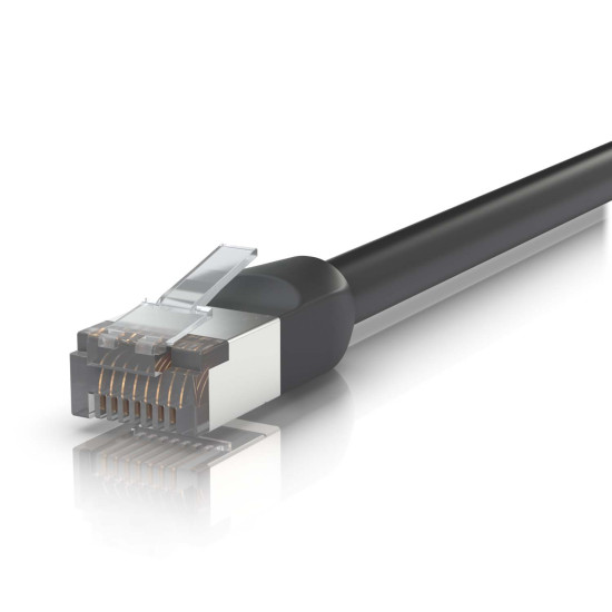Cablu de rețea Patch Outdoor 5 m UniFi Ubiquiti, Negru, UACC-CABLE-PATCH-OUTDOOR-5M-BK