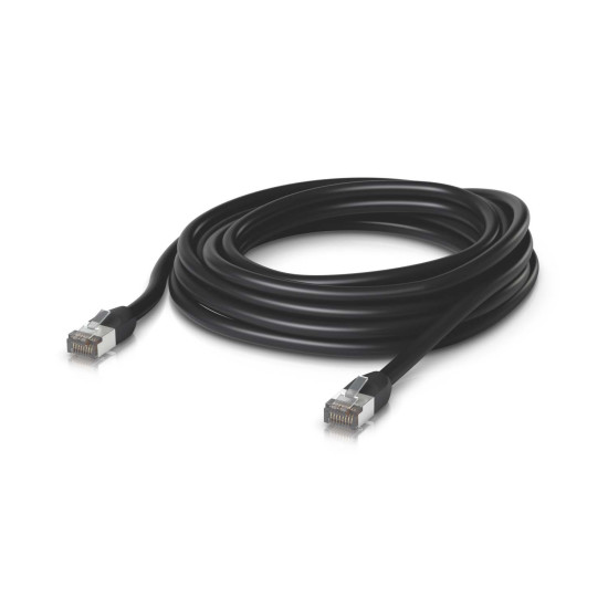 Cablu de rețea Patch Outdoor 8 m UniFi Ubiquiti, Negru, UACC-CABLE-PATCH-OUTDOOR-8M-BK