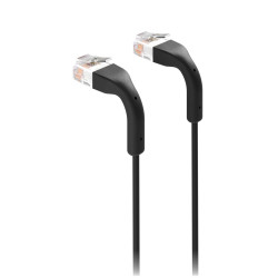 Cablu de rețea Patch ultra-subțire 3 m UniFi Ubiquiti, 10 GbE, Negru, UACC-Cable-Patch-3M-BK