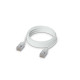 Cablu de rețea Patch Premium ultra-subțire împletit 5 m UniFi Ubiquiti, 10 GbE, Alb, UACC-Cable-Patch-EL-C6A-5M-W