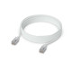 Cablu de rețea Patch Premium ultra-subțire împletit 8 m UniFi Ubiquiti, 10 GbE, Alb, UACC-Cable-Patch-EL-C6A-8M-W