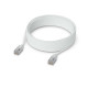 Cablu de rețea Patch Premium ultra-subțire împletit 12 m UniFi Ubiquiti, 10 GbE, Alb, UACC-Cable-Patch-EL-C6A-12M-W