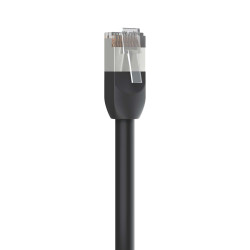 Cablu Patch Exterior UniFi Ubiquiti RJ45 Ecranat, 3 m, Negru, UACC-CABLE-PATCH-OUTDOOR-3M-BK