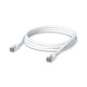 Cablu de rețea Patch Outdoor 3 m UniFi Ubiquiti, Alb, UACC-Cable-Patch-Outdoor-3M-W