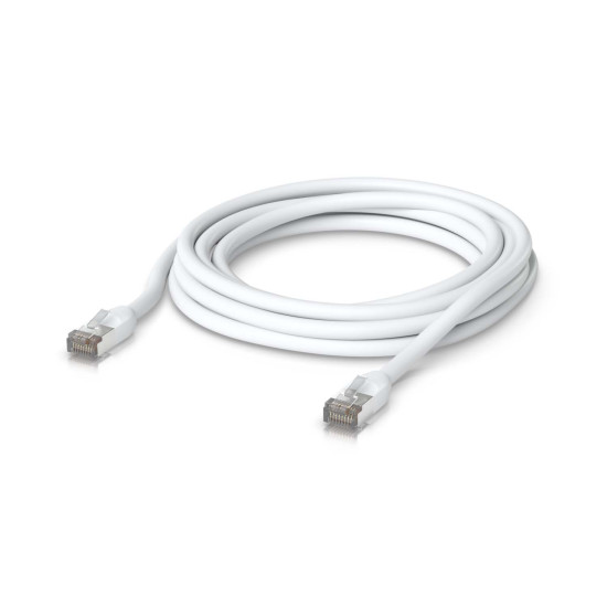 Cablu de rețea Patch Outdoor 5 m UniFi Ubiquiti, Alb, UACC-Cable-Patch-Outdoor-5M-W