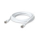 Cablu de rețea Patch Outdoor 5 m UniFi Ubiquiti, Alb, UACC-Cable-Patch-Outdoor-5M-W