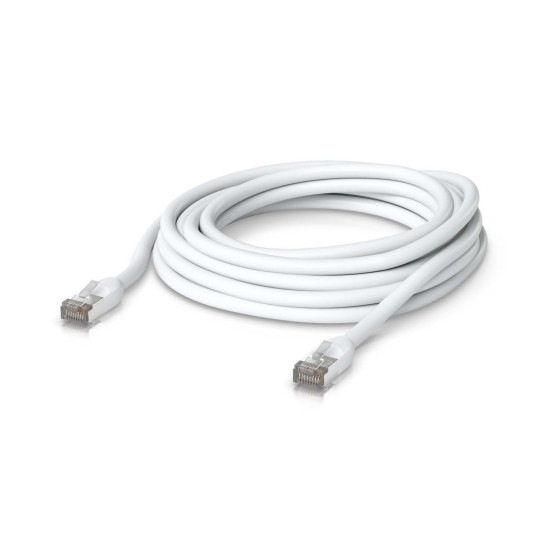 Cablu de rețea Patch Outdoor 8 m UniFi Ubiquiti, Alb, UACC-Cable-Patch-Outdoor-8M-W