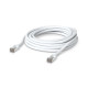 Cablu de rețea Patch Outdoor 8 m UniFi Ubiquiti, Alb, UACC-Cable-Patch-Outdoor-8M-W