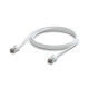 Cablu de rețea Patch Premium Outdoor ultra-subțire ecranat 2 m UniFi Ubiquiti, 10 GbE, Alb, UACC-Cable-Patch-Outdoor-C6A-2M-W