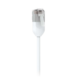 Cablu de rețea Patch Premium Outdoor ultra-subțire ecranat 3 m UniFi Ubiquiti, 10 GbE, Alb, UACC-Cable-Patch-Outdoor-C6A-3M-W