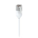 Cablu de rețea Patch Premium Outdoor ultra-subțire ecranat 3 m UniFi Ubiquiti, 10 GbE, Alb, UACC-Cable-Patch-Outdoor-C6A-3M-W