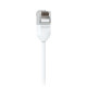 Cablu de rețea Patch Premium Outdoor ultra-subțire ecranat 3 m UniFi Ubiquiti, 10 GbE, Alb, UACC-Cable-Patch-Outdoor-C6A-3M-W