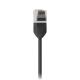 Cablu de rețea Patch Premium Outdoor ultra-subțire ecranat 3 m UniFi Ubiquiti, 10 GbE, Negru, UACC-Cable-Patch-Outdoor-C6A-3M-BK