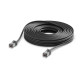Cablu de rețea Patch Premium Outdoor ultra-subțire ecranat 15 m UniFi Ubiquiti, 10 GbE, Negru, UACC-Cable-Patch-Outdoor-C6A-15M-BK