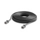 Cablu de rețea Patch Premium Outdoor ultra-subțire ecranat 12 m UniFi Ubiquiti, 10 GbE, Negru, UACC-Cable-Patch-Outdoor-C6A-12M-BK