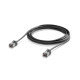 Cablu de rețea Patch Premium Outdoor ultra-subțire ecranat 3 m UniFi Ubiquiti, 10 GbE, Negru, UACC-Cable-Patch-Outdoor-C6A-3M-BK