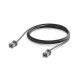 Cablu de rețea Patch Premium Outdoor ultra-subțire ecranat 2 m UniFi Ubiquiti, 10 GbE, Negru, UACC-Cable-Patch-Outdoor-C6A-2M-BK