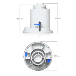 In-ceiling mount accessory for G6 PTZ.