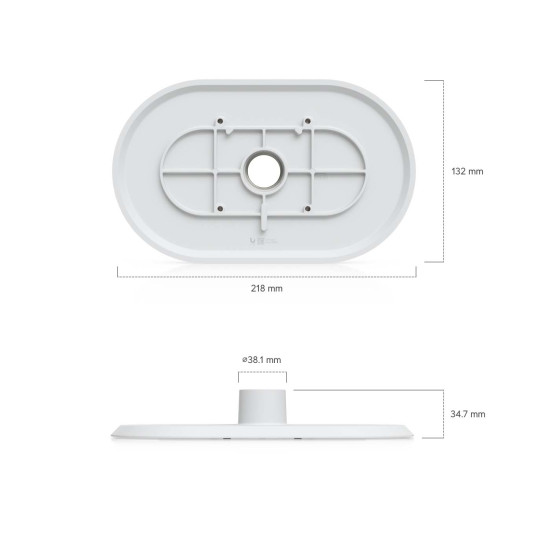 Suport suspendat pentru cameră AI Multi Sensor 2 UniFi Ubiquiti, Alb, UACC-AI-MS-2-PM-W
