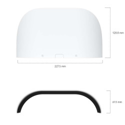 Protecție exterioară pentru cameră AI Multi Sensor 2 UniFi Ubiquiti, Albă, UACC-AI-MS-2-WS-W