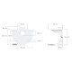 Suport cu braț pentru cameră AI Multi Sensor 4 UniFi Ubiquiti, Alb, UACC-AI-MS-4-AM-W