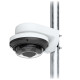 Suport cu braț pentru cameră AI Multi Sensor 4 UniFi Ubiquiti, Alb, UACC-AI-MS-4-AM-W
