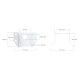 Suport cu braț pentru cameră AI Multi Sensor 4 UniFi Ubiquiti, Alb, UACC-AI-MS-4-AM-W