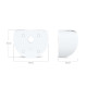 Suport de colț pentru cameră AI PTZ Precision UniFi Ubiquiti, Alb, UACC-AI-PTZ-Precision-CM-W