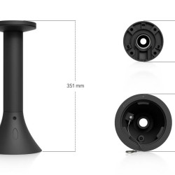 Suport suspendat pentru cameră AI PTZ Precision UniFi Ubiquiti, Negru, UACC-AI-PTZ-Precision-PM-B