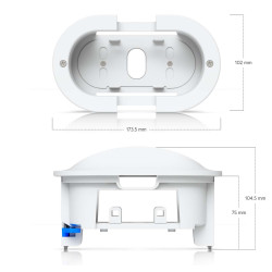 Suport încastrat pentru cameră G6 180 UniFi Ubiquiti, Alb, UACC-G6-180-FM-W