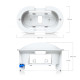 Suport încastrat pentru cameră G6 180 UniFi Ubiquiti, Alb, UACC-G6-180-FM-W