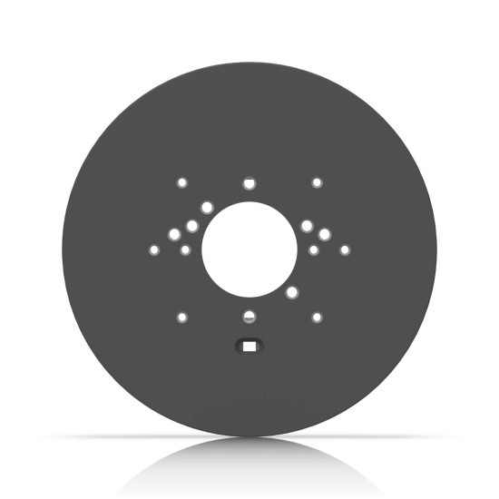 Placă de montare pentru doză electrică UniFi Ubiquiti, Neagră, UACC-GB-Plate-B