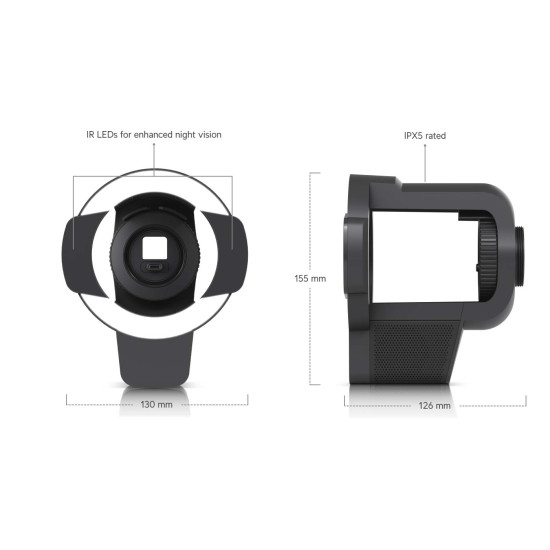 Accesoriu Pro Bullet Enhancer UniFi Ubiquiti, Negru, UACC-Pro-Bullet-Enhancer-B